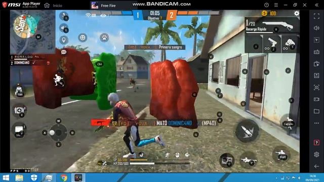 FreeFire Test On i5 4460 3.20 ghz 8gb ram gtx 750ti 2gb msi app player смотреть онлайн