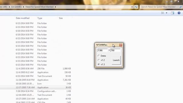 How to run nfsMW game in 16:9 resolution (Full HD) смотреть онлайн