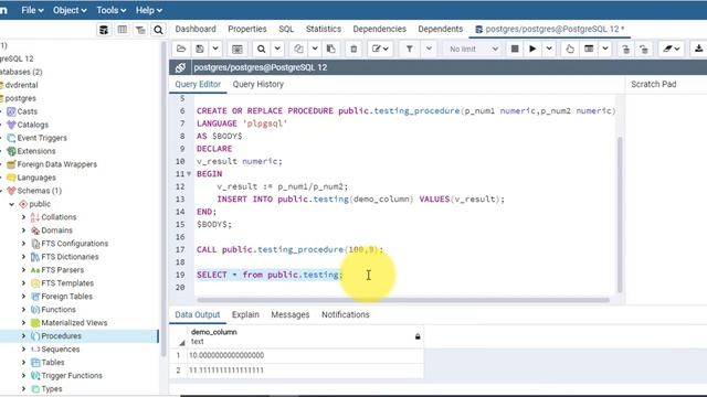 How To Create Stored Procedure Handle Exception In PostgreSQL PL/pgSQL Tutorials Exception Handling смотреть онлайн
