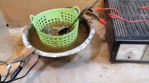 Снятие серебра электролизом способ №2