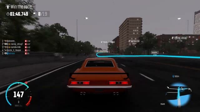 The Crew Battle At The Bay race in a 1969 Chevrolet Camaro RS смотреть онлайн