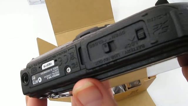 Фотоаппарат Pentax Optio WG-3 Black | unboxing смотреть онлайн