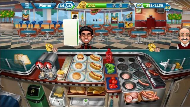 Кухонная Лихорадка Закусочная (Уровень 40)/ Cooking Fever Fast Food Court (Level 40) смотреть онлайн