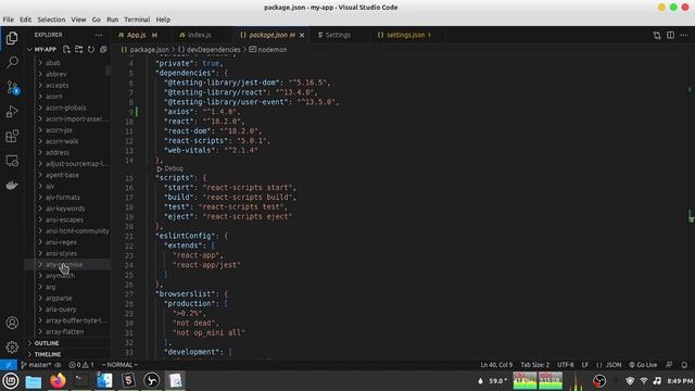 lesson 04: understanding package json file смотреть онлайн