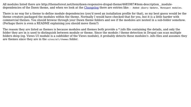 Drupal: Modules appear as themes in themes page (4 Solutions!!) смотреть онлайн
