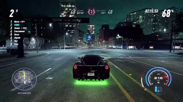Need for Speed: Heat | Ferrari 488 GTB | Время суток: Ночь смотреть онлайн