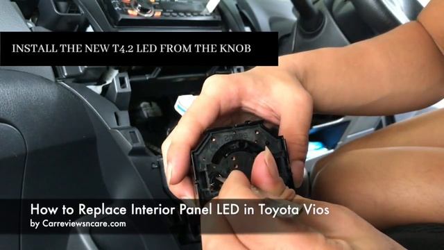 How to Replace Interior Panel LED - Toyota Vios смотреть онлайн