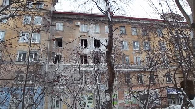 Пожар в Мурманске. Володарского 10. 08.02.2018 (утро 09.02.2018) смотреть онлайн