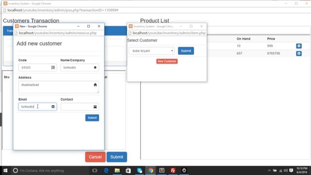 Inventory System (Php, Mysql, Bootstrap) - Demo смотреть онлайн