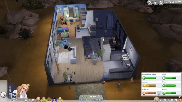 Пожар На Рождество..#9|The Sims 4|100 Детей смотреть онлайн