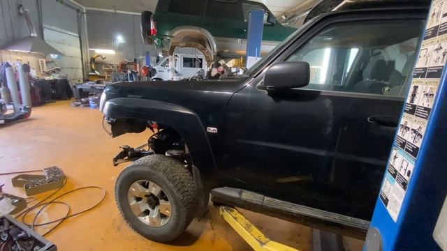 Досвап / пересвап двигателя OM613 Mercedes в Nissan Patrol Y61