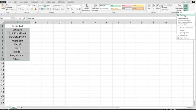 #Excel Hücre İçerisindeki Boşlukları Silme смотреть онлайн
