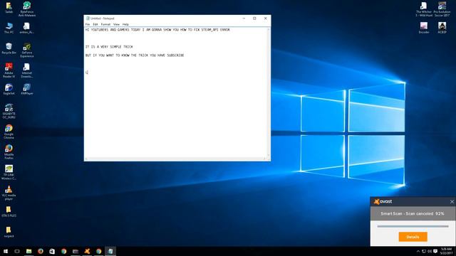 HOW TO FIX STEAM_APIDLL ERROR ..100%WORK PES 2017 смотреть онлайн