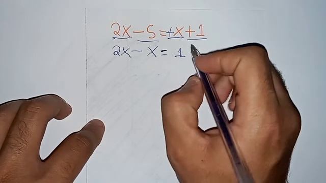 2x-5=x+1. Qual o valor de x ?? смотреть онлайн
