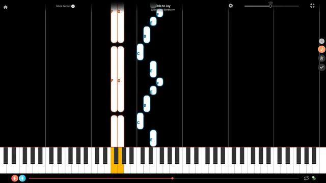 Ode to Joy by Beethoven Easy Piano Tutorial смотреть онлайн