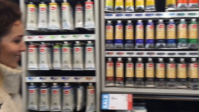 ARTIST VLOG / Художественный магазин Blick в Нью Йорке. Art supplies in New York смотреть онлайн