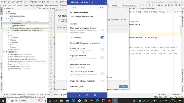 How can I pair device to Android Studio Bumblebee using Wi-Fi? #android #androidkotlin смотреть онлайн