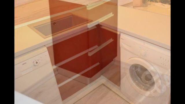 Кухня бордо по проект с кант дръжка и бял гланц АР ДЕКО смотреть онлайн