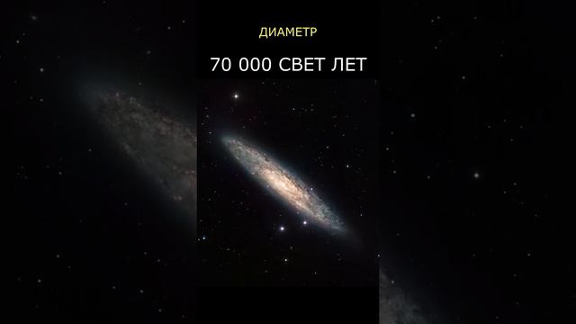 Далёкая галактика " NGC 253" смотреть онлайн