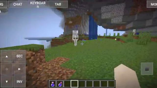 playing Minecraft Java edition v 1.16.5 in Android смотреть онлайн