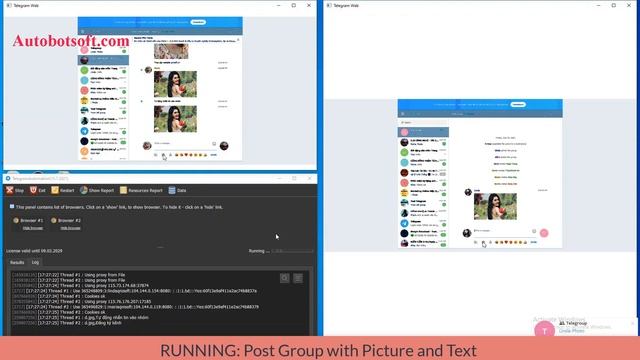 How to Auto Post to Telegram Groups - Telegram Automation Tool смотреть онлайн