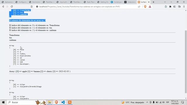 Transforma tus cadenas en arreglos con explode en PHP смотреть онлайн