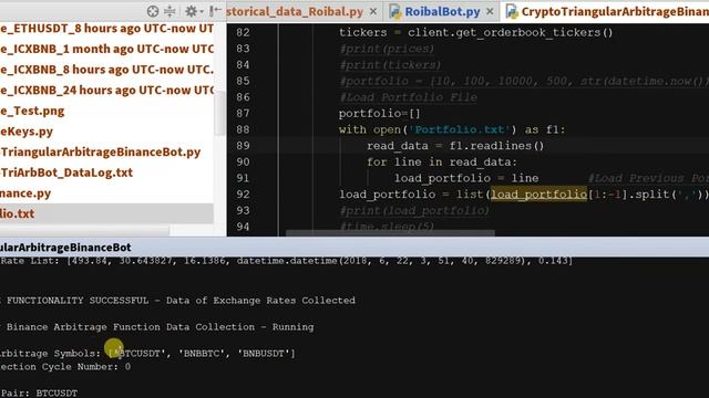 Crypto/Bitcoin Triangular Arbitrage Bot - Profit Tracking Binance - Paper Trading смотреть онлайн