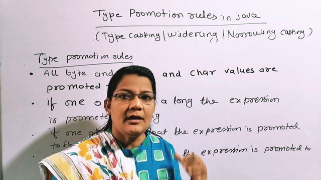 Type Promotion Rules in java|type casting|Widening and Narrowing Casting in Java |lec-8 смотреть онлайн