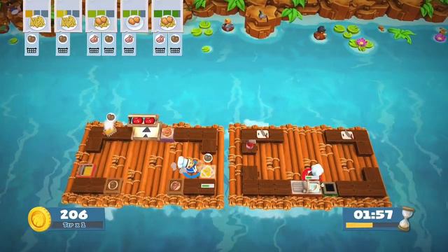 Overcooked! 2 3-5 High Score Xbox Couch Game смотреть онлайн