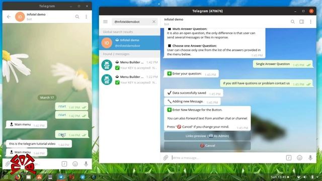 How To Create Bot In Telegram Without Programming Using Bot Constructor Menu Builder Bot, Button bo смотреть онлайн
