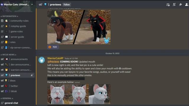 FALL 2022 UPDATE IS FINALLY HERE! + OCTOBER PREVIEWS! *NEW* |Warrior Cats: Ultimate Edition смотреть онлайн