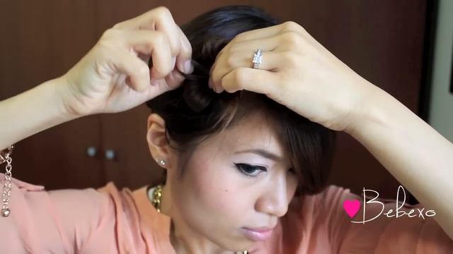 Flower Hair Bow Tutorial for Medium Long Hairstyles смотреть онлайн