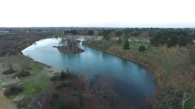 Les sablières vue du ciel - Ecouflant (49) ◤Dji Phantom 3 Pro◥ смотреть онлайн