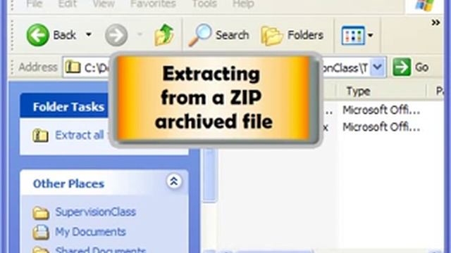 Zip and Unzip files in Windows XP смотреть онлайн
