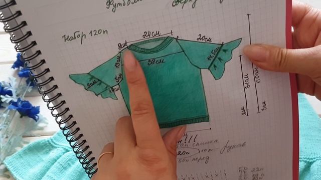 ЛАЙФХАК // красивые пышные рукава с воланами / экспресс описание мятной футболки // МК смотреть онлайн