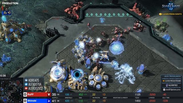 ЧУДИ КАК RUFF: Стратегии психа из грандмастер лиги, до которых не додумался никто в StarCraft II смотреть онлайн