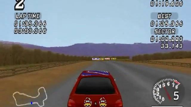 PLAYSTATION 1 - Ford Racing: Ford Fiesta смотреть онлайн