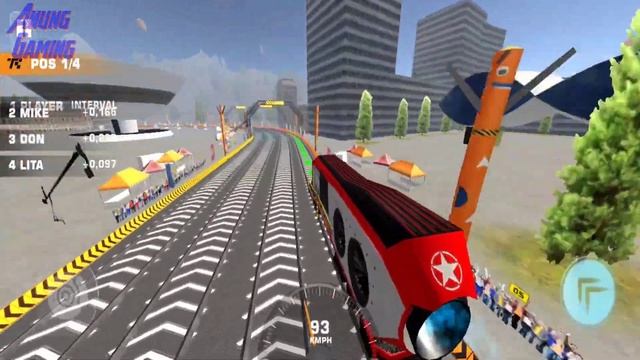 Train Racing Highbrow Interactive - Quick Race - Red Team Got First Place смотреть онлайн