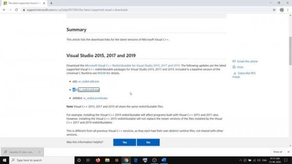 Fix Microsoft Visual C++ 2015 and 2013 Runtime Error