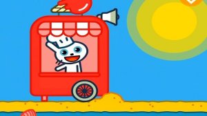 Pango Играем в детское приложение Кролик продавец Мороженного интерактивная история на Русском Язык
