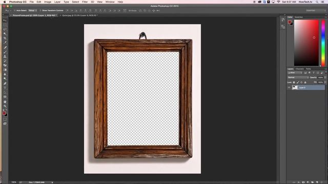 How to Import Pictures File to an Existing PSD in Photoshop CS5 смотреть онлайн