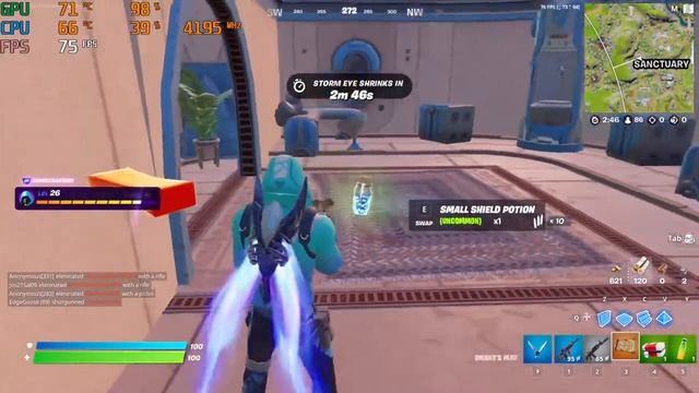 i3-10105 with AMD R5 340x 2Gb Fortnite 900p смотреть онлайн