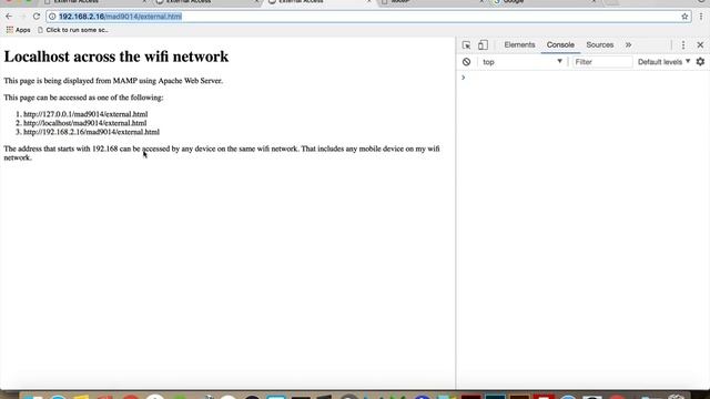 Localhost Webpages on Mobile Devices смотреть онлайн