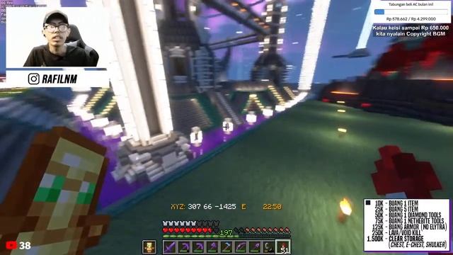 DAY 7442 - Bongkaran farm nether wood yang udah malfungsi... смотреть онлайн