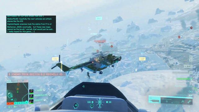 Battlefield 2042 | Pinpoint Accuracy REQUIRED - HMG Pods + AIM-9Z IR Missile Stealth Helo Gameplay смотреть онлайн