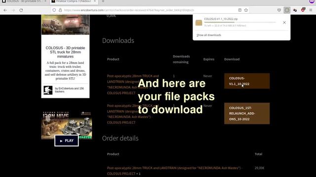 Download STL files only with your e-mail from the EnCobertura official website смотреть онлайн