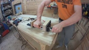 Установка столярных тисков Wilton