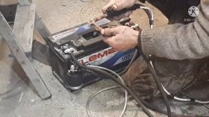 Споттер из аккумулятора самодельный.