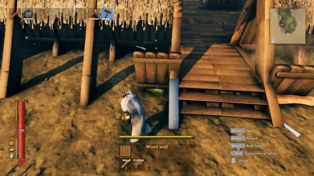 Valheim How to build a Epic Viking Longhouse Easy смотреть онлайн