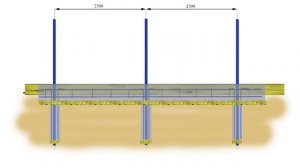 Как залить ленту под забор Пенопласт под фундамент? Чертеж Схема Размеры
